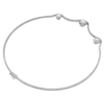 Octagon necklace Lab-grown diamonds 19.90 ct tw, Octagon shape, 18K white gold - Image 4