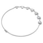 Octagon necklace Lab-grown diamonds 37.70 ct tw, Octagon shape, 18K white gold - Image 4