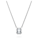 Octagon pendant Lab-grown diamonds 0.5 ct tw, Octagon shape, 18K white gold - Image 7