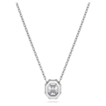 Octagon pendant Lab-grown diamonds 0.5 ct tw, Octagon shape, 18K white gold - Image 5