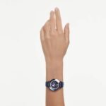 Octea moon watch Swiss Made, Metal bracelet, Blue, Blue finish - Image 2