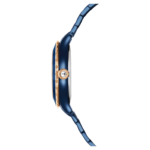 Octea moon watch Swiss Made, Metal bracelet, Blue, Blue finish - Image 6
