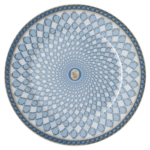 Signum bread plate Porcelain, Blue