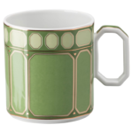 Signum coffee cup with saucer Porcelain, Green - Image 3