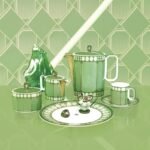 Signum coffee pot Porcelain, Green - Image 2