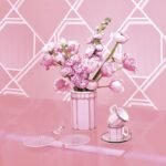 Signum espresso cup with saucer Porcelain, Pink - Image 2