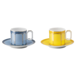 Signum espresso set Porcelain, Multicoloured