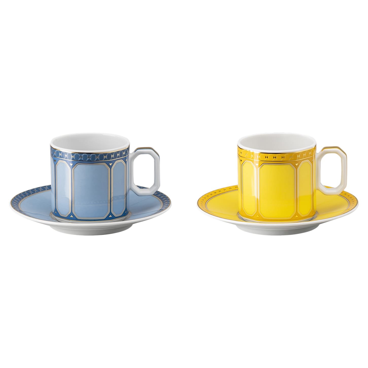 Signum espresso set Porcelain, Multicoloured