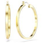Sommerset hoop earrings White, 18K gold finish - Image 5