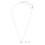 Stilla Attract set Heart, White, Rhodium plated - Image 2
