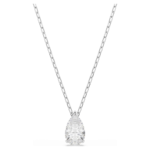 Stilla Attract set Pear cut, White, Rhodium plated - Image 4