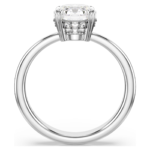 Stilla cocktail ring Round cut, White, Silver-tone finish - Image 4