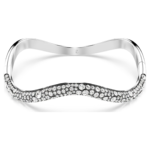 Sublima bangle Round cut, White, Rhodium plated - Image 7