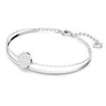 Sublima bangle White, Rhodium plated - Image 3