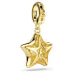 Sublima charm Round cut, Star, Yellow, 18K gold finish - Image 5