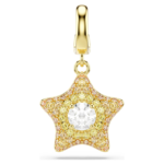 Sublima charm Round cut, Star, Yellow, 18K gold finish - Image 6