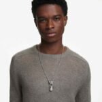Sublima pendant Mixed cuts, White, Ruthenium plated - Image 2