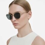 Sunglasses Cat-Eye shape, Grey - Image 2