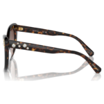 Sunglasses Cat-Eye shape, SK6020, Brown - Image 3
