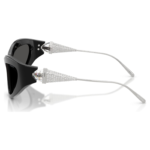 Sunglasses Cat-Eye shape, SK6046, Black - Image 4