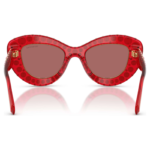 Sunglasses Cat-Eye shape, SK6060, Red - Image 6