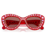 Sunglasses Cat-Eye shape, SK6060, Red - Image 5