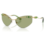 Sunglasses Cat-Eye shape, SK7039, Gold tone