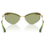 Sunglasses Cat-Eye shape, SK7039, Gold tone - Image 6