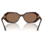 Sunglasses Octagon shape, SK6028, Brown - Image 5