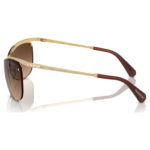 Sunglasses Oval shape, SK7018, Brown - Image 3