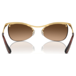 Sunglasses Oval shape, SK7018, Brown - Image 5
