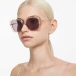 Sunglasses Oversized, Square shape, SK6011, Purple - Image 2