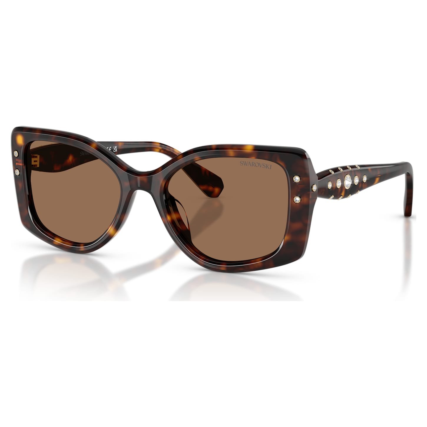 sunglasses-pillow-shape-sk6058u-brown-swarovski-5752905 Sunglasses Pillow shape, SK6058U, Brown - Image 1