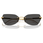 Sunglasses Pillow shape, SK7038, Gold tone - Image 5