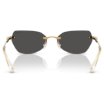 Sunglasses Pillow shape, SK7038, Gold tone - Image 6