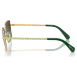 Sunglasses Square shape, SK7015, Gold tone - Image 3