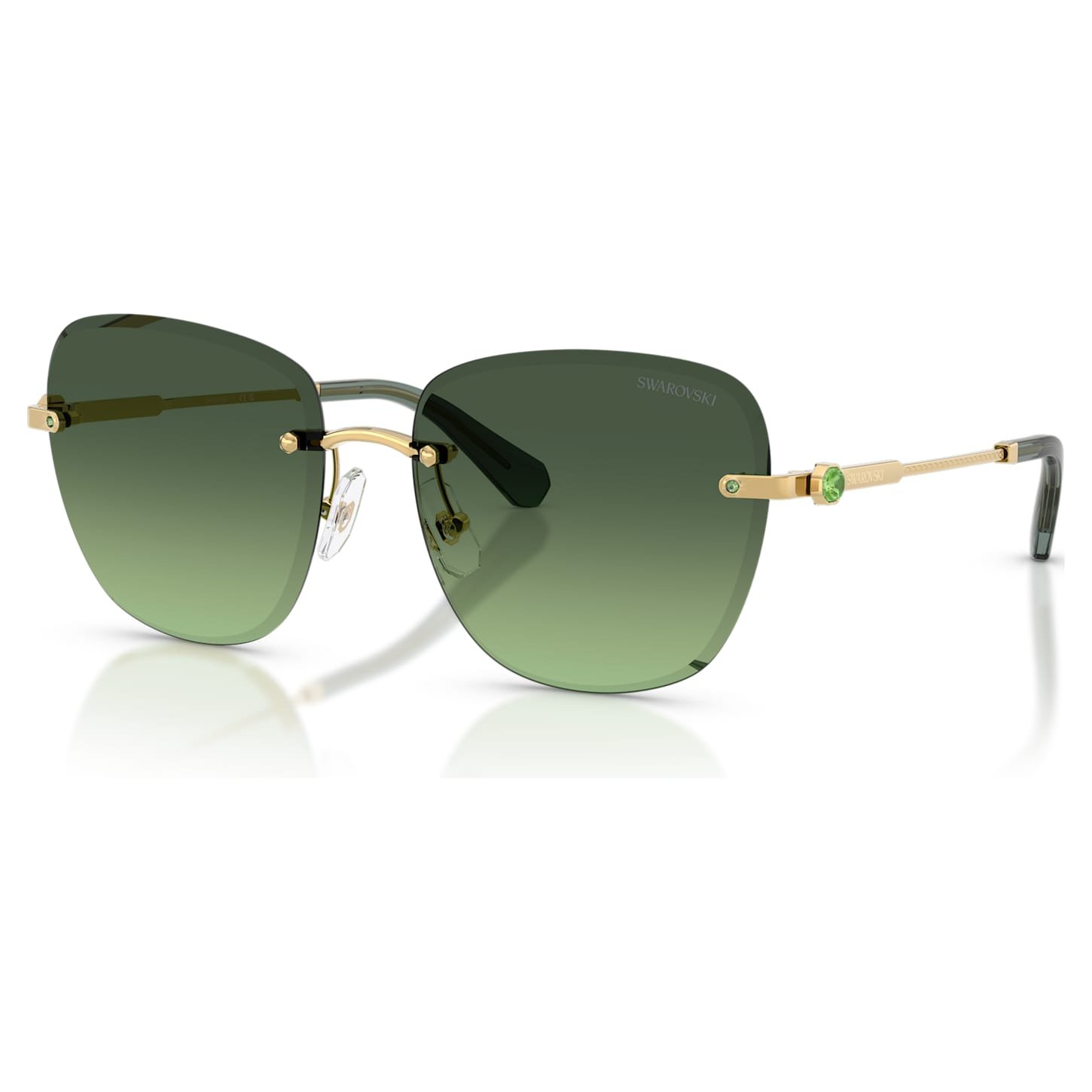Sunglasses Square shape, SK7043, Green