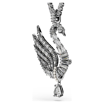 Swan pendant and brooch Swan, White, Ruthenium plated - Image 4