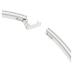 Swarovski Classica choker Statement, Round cut, White, Sterling silver - Image 4