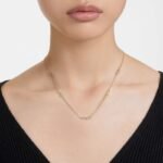 Swarovski Remix necklace Round cut, White, 18K gold finish - Image 2