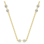 Swarovski Remix necklace Round cut, White, 18K gold finish - Image 6