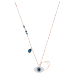 Symbolica pendant Evil eye, Blue, Mixed metal finish