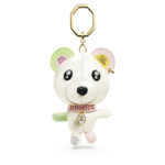 Teddy bag charm Bear, Multicoloured, Gold-tone plated