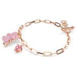 Teddy bracelet Bear, Pink, 18K rose gold finish - Image 5