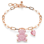Teddy bracelet Bear, Pink, 18K rose gold finish - Image 6