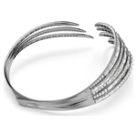The Vienna Collection choker Feather, White, Ruthenium plated - Image 5