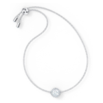 Una Angelic bracelet Mixed round cuts, White, Rhodium plated - Image 3