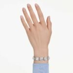 Una Angelic bracelet White, Rhodium plated - Image 2