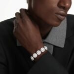 Una Angelic bracelet White, Rhodium plated - Image 6