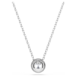 Una Angelic pendant Round cut, White, Rhodium plated - Image 6